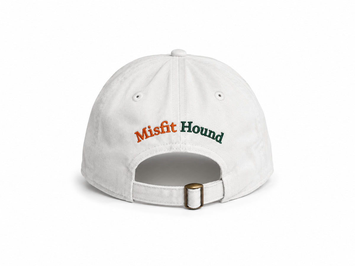 Misfit Dad Hat - White